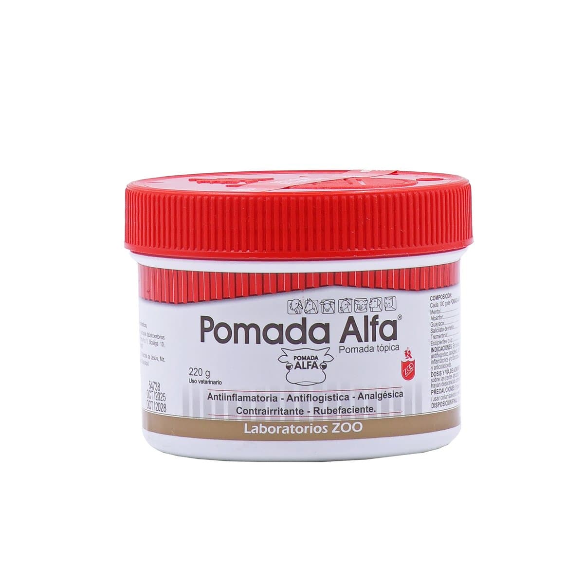 Pomada Alfa — presentación del producto