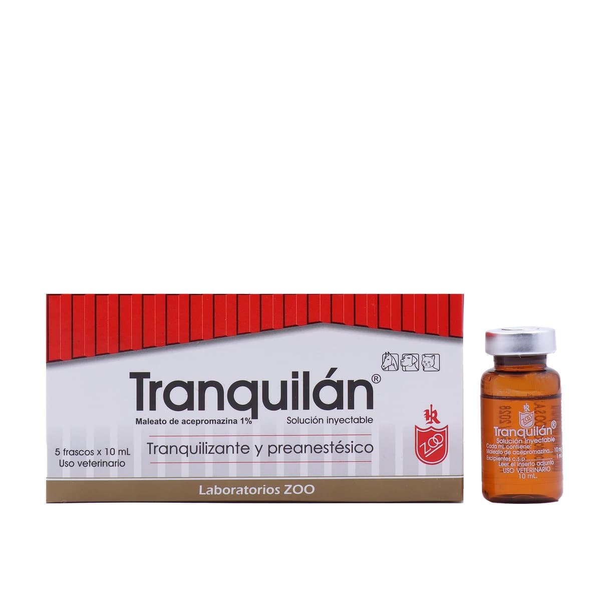 Tranquilan inyectable — presentación del producto